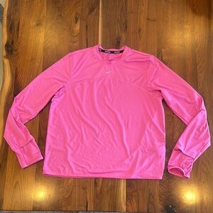 Nike Bright Pink Long Sleeve Top